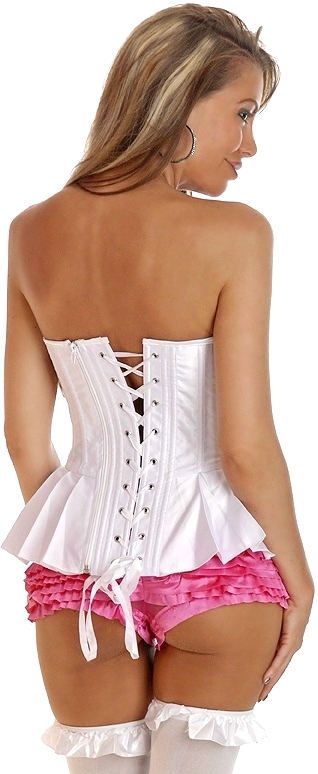 Sexy White Body Shaper Corset